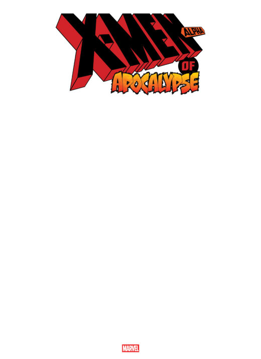X-MEN OF APOCALYPSE ALPHA #1 BLANK COVER VAR