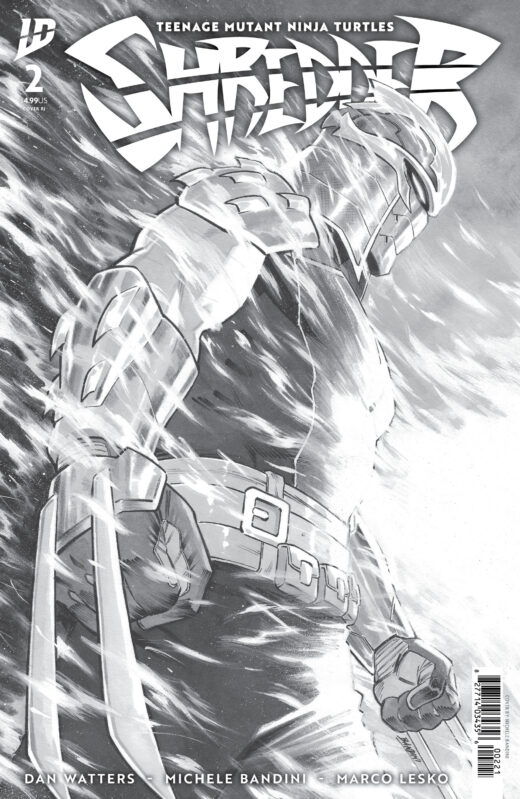 TEENAGE MUTANT NINJA TURTLES Shredder #2 Variant RI (10) (Bandini B&W)