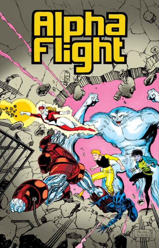 ALPHA FLIGHT BY MANTLO & LEE OMNIBUS HC JIM LEE CVR