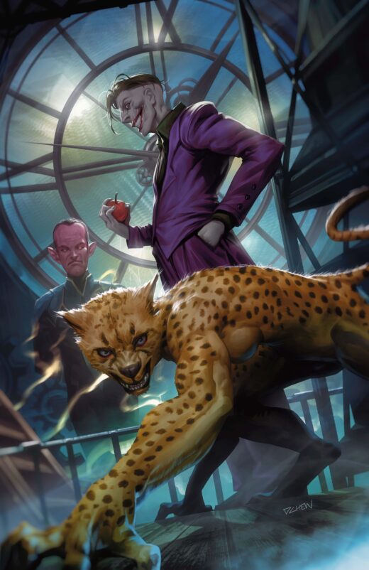 JUSTICE LEAGUE UNLIMITED #12 CVR C DERRICK CHEW CARD STOCK VAR (DC K.O.)