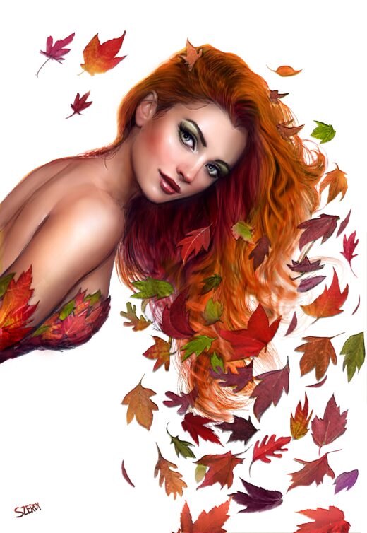 POISON IVY #37 CVR E NATHAN SZERDY PUMPKIN SPICY CARD STOCK VAR