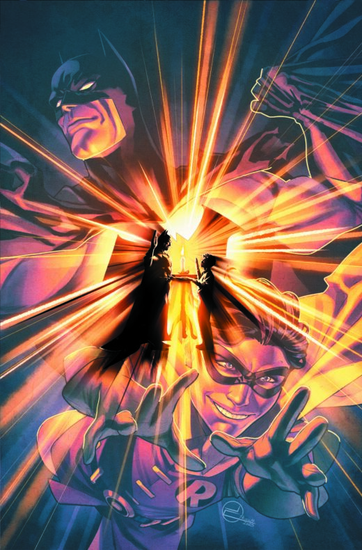 BATMAN & ROBIN YEAR ONE #12 (OF 12) CVR B JAMAL CAMPBELL CARD STOCK VAR