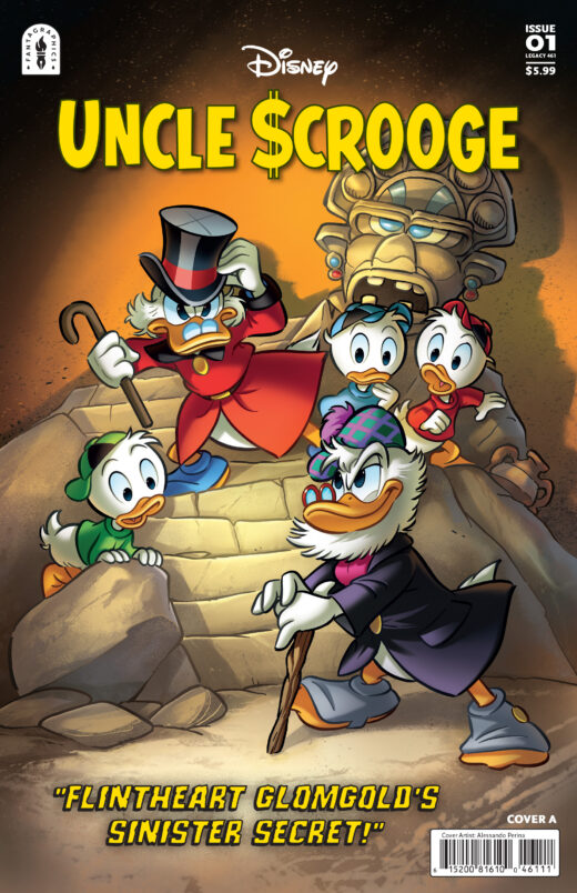UNCLE SCROOGE FLINTHEART GLOMGOLDS SINISTER SECRET #1 (OF 3) CVR A  ALESSANDRO PERINA