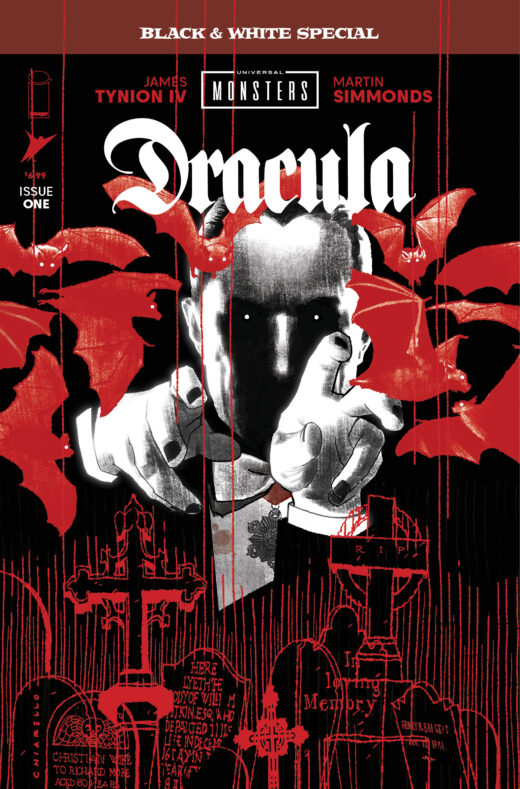 UNIVERSAL MONSTERS DRACULA BLACK & WHITE SPECIAL #1 (OF 2) CVR B MARK CHIARELLO VAR (MR)