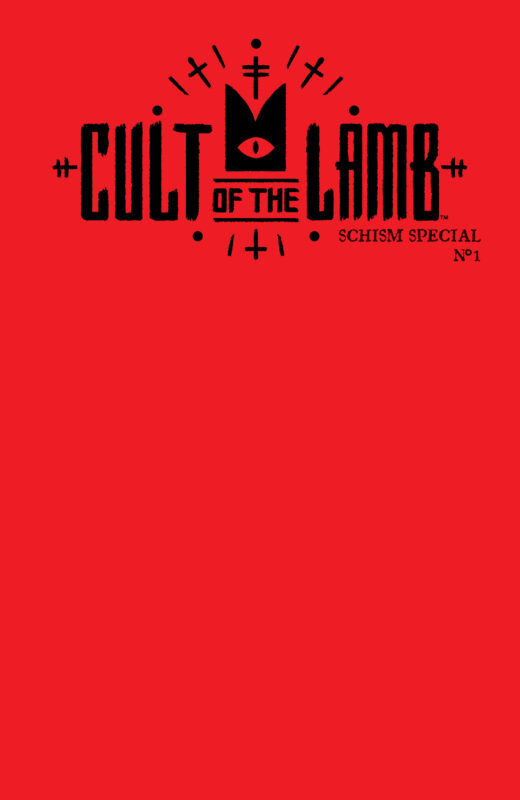 CULT OF THE LAMB SCHISM SPECIAL #1 (ONE SHOT) CVR C RED BLANK SKETCH VAR
