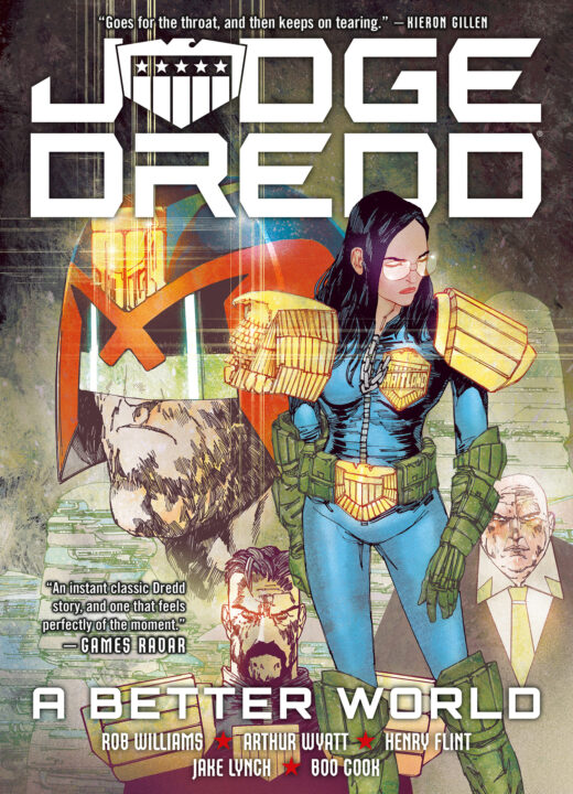 JUDGE DREDD TP A BETTER WORLD Previously Solicited Through Diamond