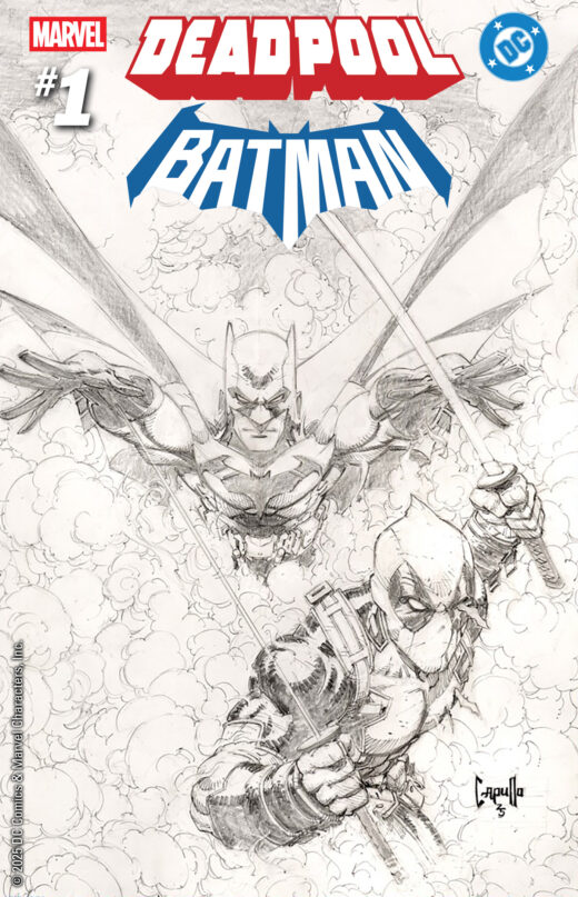 MARVEL/DC DEADPOOL/BATMAN #1 GREG CAPULLO SKETCH VARIANT (1200 COPIES)