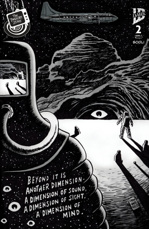The Twilight Zone #2 Variant B (Francavilla Connecting Cover)
