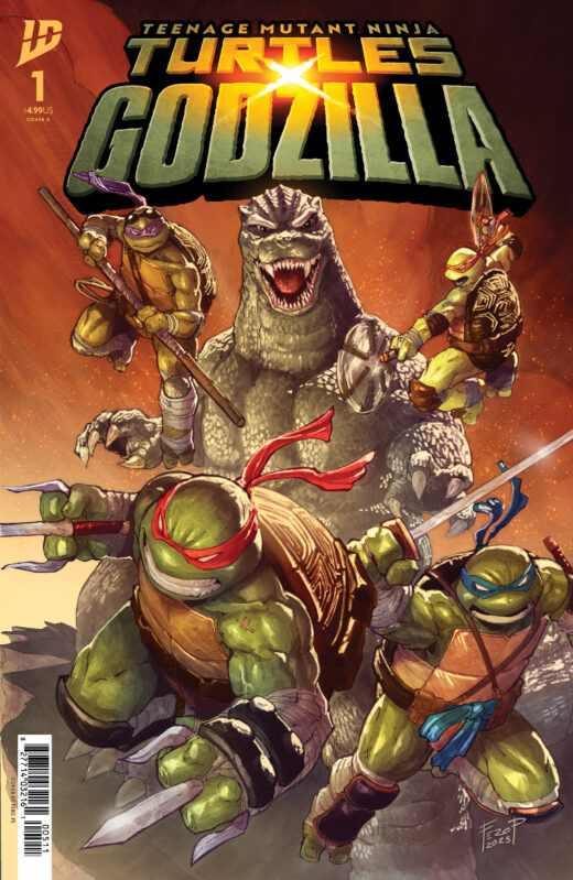 Teenage Mutant Ninja Turtles x Godzilla #1 Cover A (Pe)
