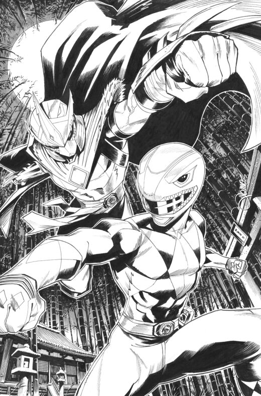 MMPR/Teenage Mutant Ninja Turtles III #2 E 1:10 INCV (Full Art, Zonno)