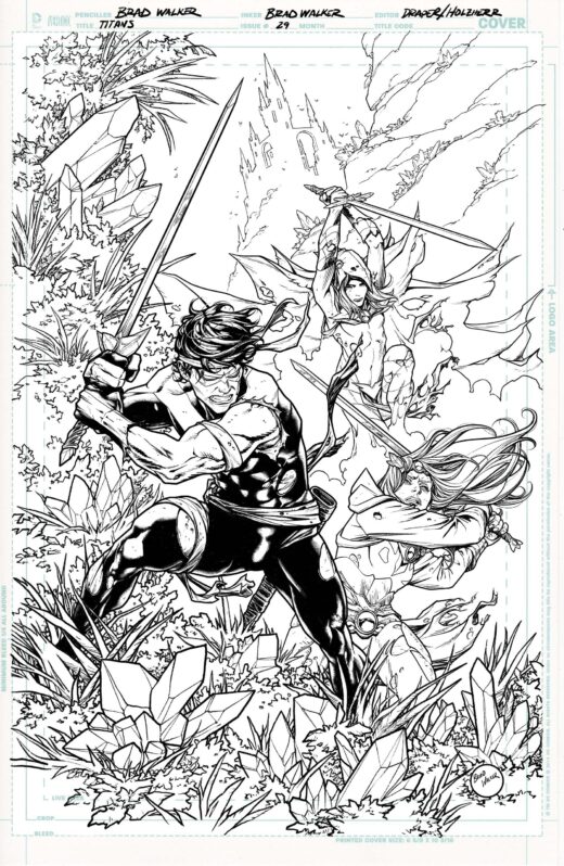 TITANS #29 CVR B BRAD WALKER CARD STOCK VAR (DC K.O.)