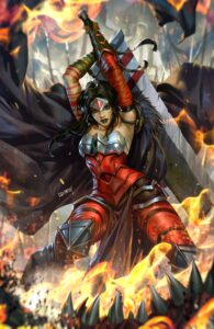 ABSOLUTE WONDER WOMAN #14 CVR B DERRICK CHEW CARD STOCK VAR