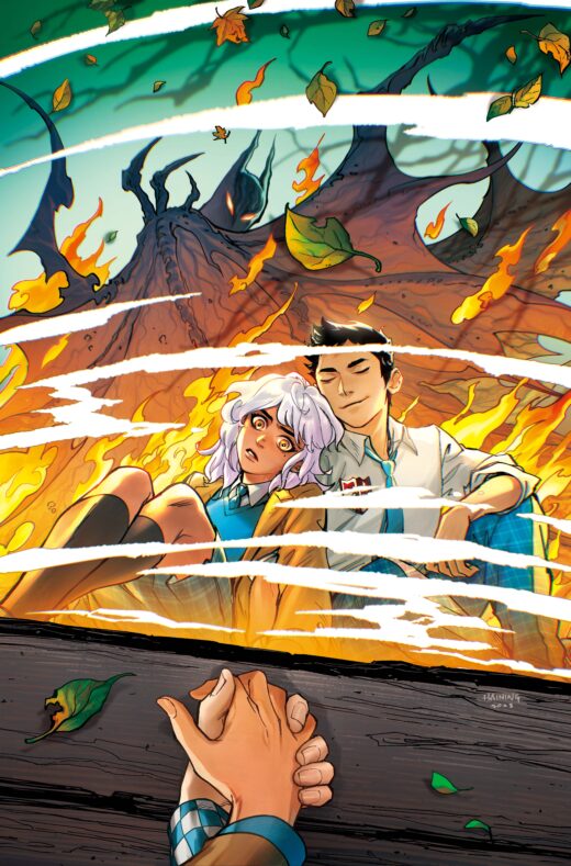 GOTHAM ACADEMY FIRST YEAR #2 (OF 6) CVR B HAINING CARD STOCK VAR
