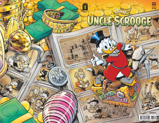 UNCLE SCROOGE FLINTHEART GLOMGOLDS SINISTER SECRET #2 (OF 3) CVR C INC 1:10 ARLID MIDTHUN WRAPAROUND VAR