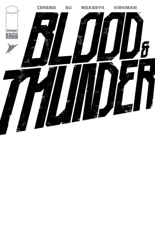 BLOOD & THUNDER #7 CVR F BLANK SKETCH VAR (MR)