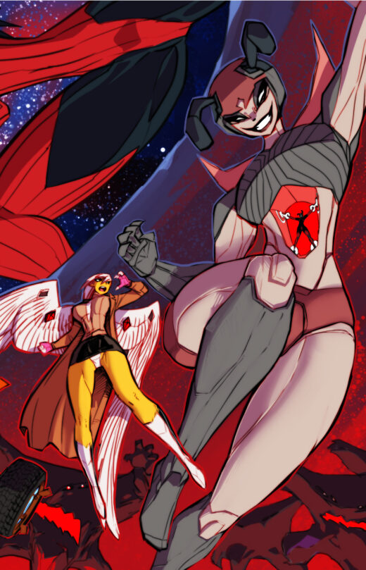 TIFFANY & CHARLOTTE ON ANOTHER WORLD #4 (OF 4) CVR A FRED PERRY