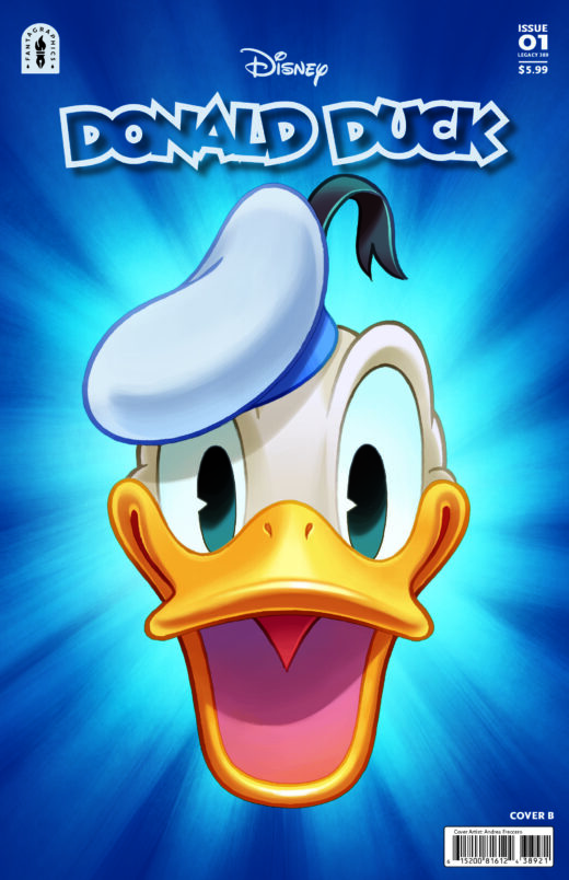 DONALD DUCK LEGACY #389 THE GOLDEN PINEAPPLE CVR B ANDREA FRECCERO VAR