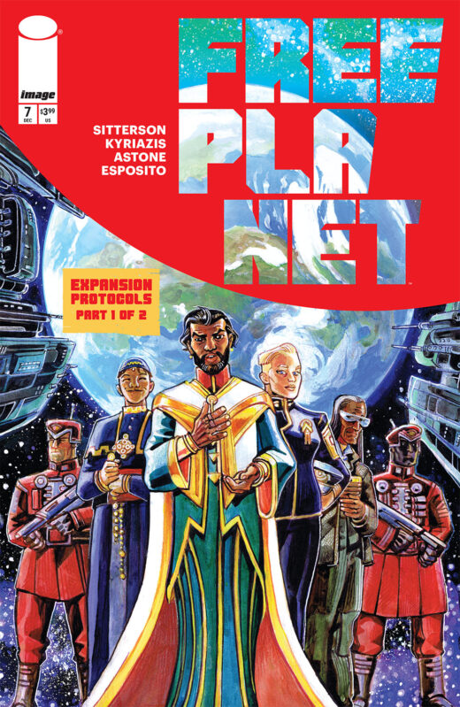FREE PLANET #7 CVR A JED DOUGHERTY