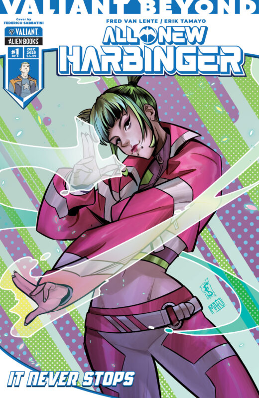 VALIANT BEYOND All-New Harbinger #4--It Never Stops #1 Variant B (Sabbatini)