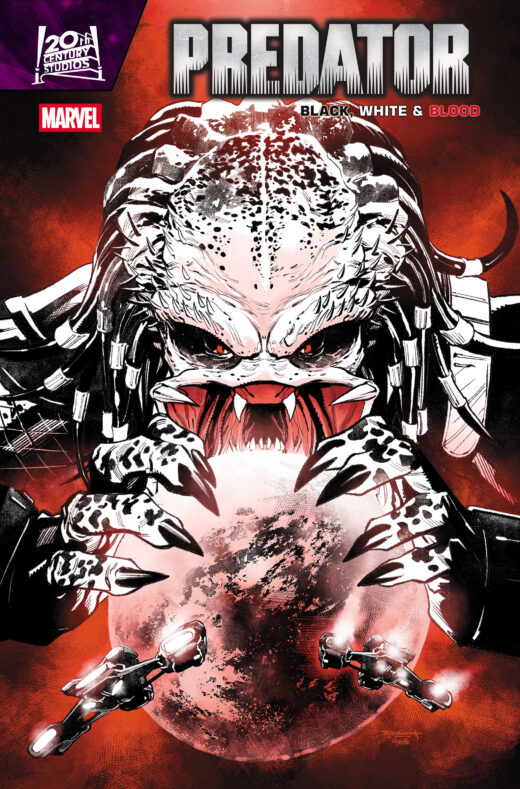 PREDATOR: BLACK, WHITE & BLOOD #4 STEPHEN SEGOVIA VARIANT