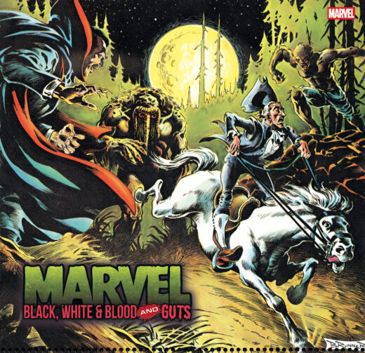 MARVEL BLACK, WHITE & BLOOD AND GUTS #1 FRANK BRUNNER BICENTENNIAL CALENDAR HIDDEN GEM VARIANT