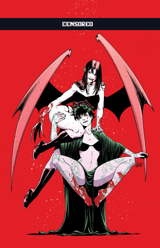 BARBARIC THE LONG DEATH #1 (OF 3) CVR E CORIN HOWELL LILITH CROSSOVER BLACK BAG VAR