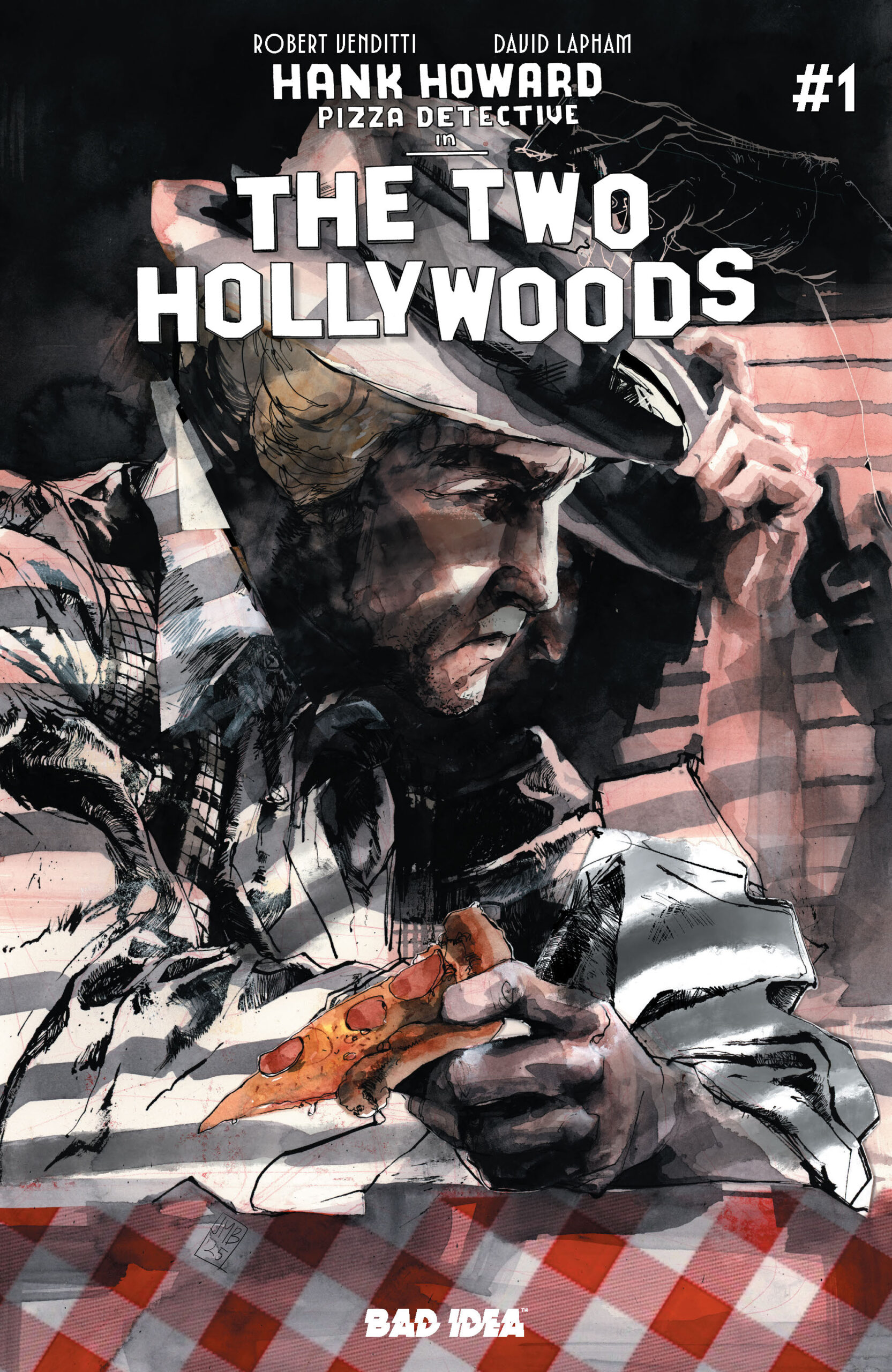 HANK HOWARD PIZZA DETECTIVE #1 (OF 2) THE TWO HOLLYWOODS CVR D 1:20 INC JONATHAN MARKS BARRAVECCHIA VAR