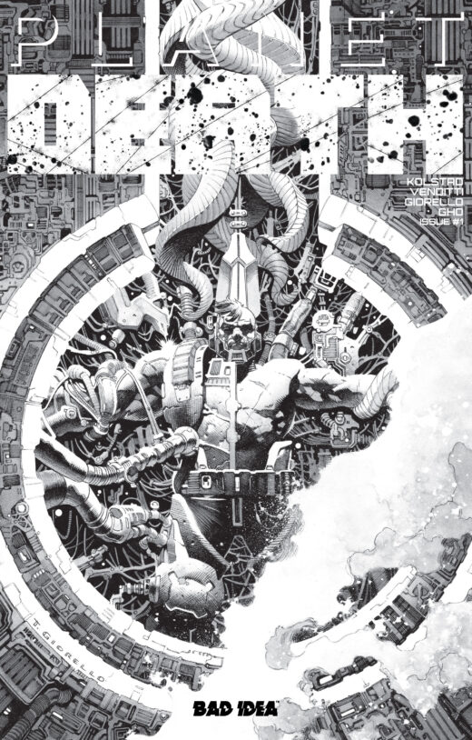 PLANET DEATH PLANET SIZED EDITION #1 CVR B B&W TOMAS GIORELLO VAR