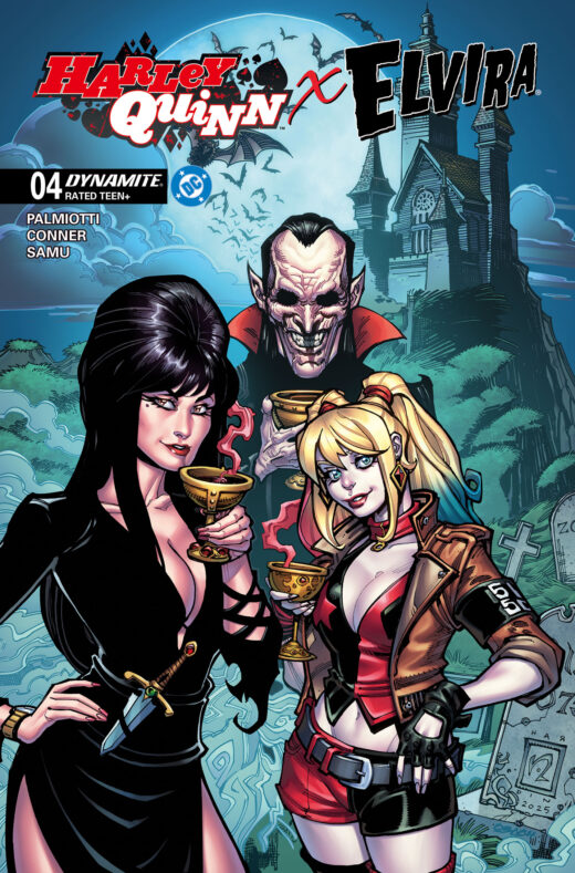 HARLEY QUINN X ELVIRA #4 CVR B CHAD HARDIN VAR