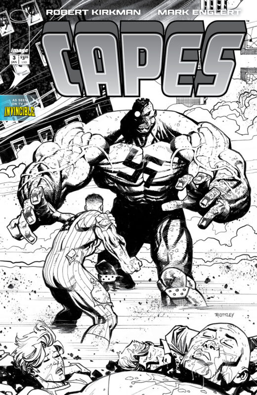 CAPES #3 CVR E INC 1:50 RYAN OTTLEY B&W VAR