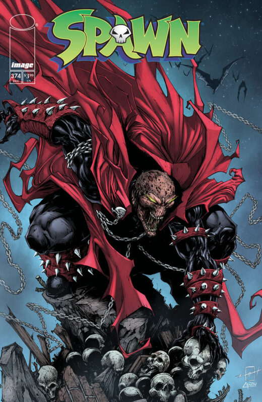 SPAWN #374 CVR B JONATHAN URIBE VAR