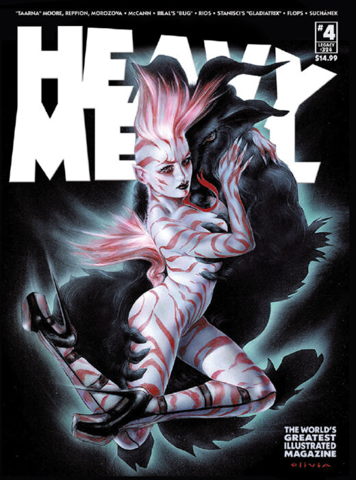 HEAVY METAL MAGAZINE #4 CVR A OLIVIA DE BERARDINIS (MR)