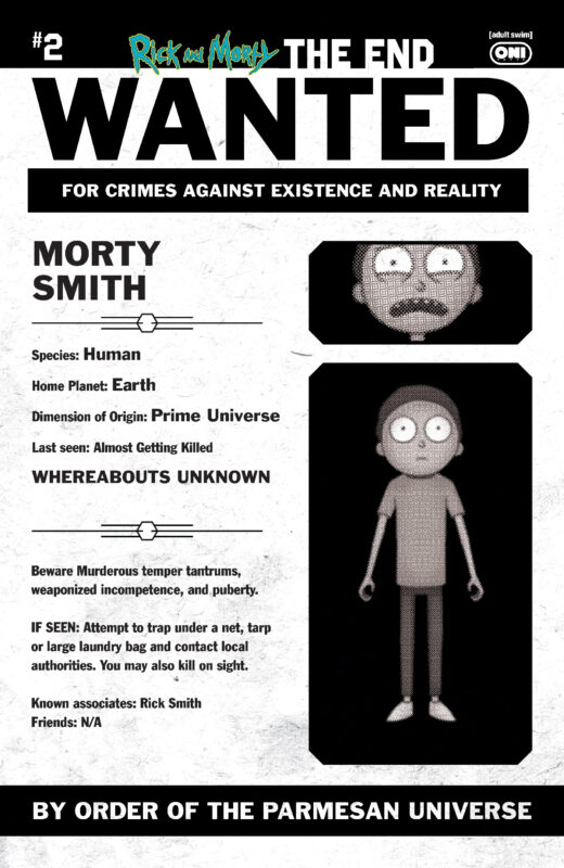 RICK AND MORTY THE END #2 (OF 6) CVR C INC 1:10 PHIL MURPHY MOST WANTED VAR