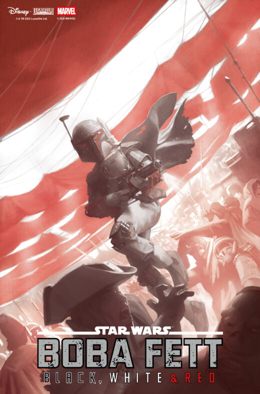 STAR WARS: BOBA FETT - BLACK, WHITE & RED #2 MIGUEL MERCADO VARIANT