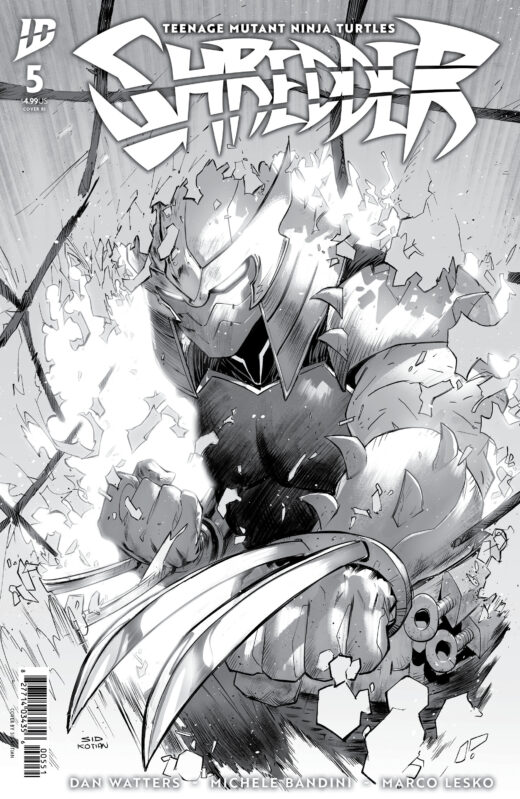 Teenage Mutant Ninja Turtles: Shredder #5 Variant RI (25) (Kotian B&W)