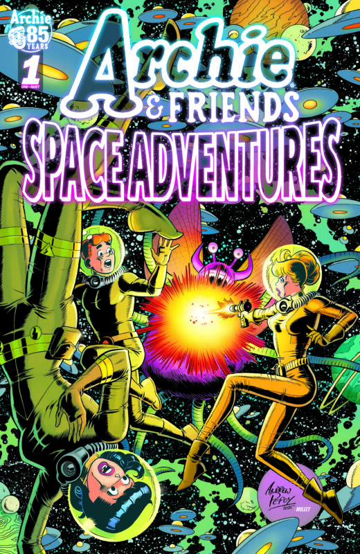 ARCHIE & FRIENDS #20 SPACE ADVENTURES CVR B ANDREW PEPOY JASON MILLET VAR