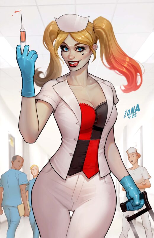 HARLEY QUINN #59 CVR B DAVID NAKAYAMA CARD STOCK VAR