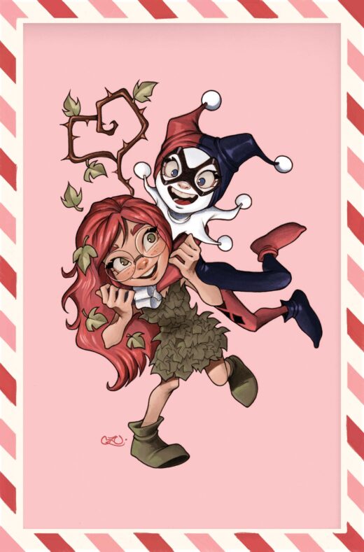 HARLEY QUINN #59 CVR E CHRISSIE ZULLO VALENTINES DAY CARD STOCK VAR