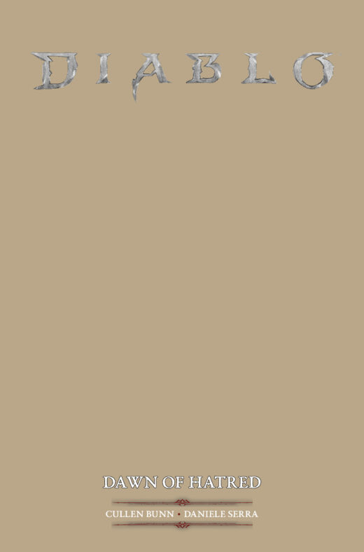 DIABLO DAWN OF HATRED #1 (OF 4) CVR E BLANK SKETCH VAR (MR)