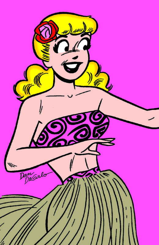 ARCHIE COMICS 85TH ANNIVERSARY PRESENTS BETTY & VERONICA PIN UP SPECIAL #1 (ONE SHOT) CVR D DAN DECARLO FOIL BETTY VAR