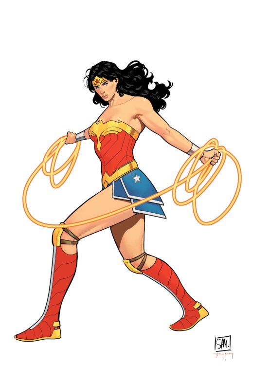 WONDER WOMAN #31 CVR G DANIEL SAMPERE CORNER BOX SPOT FOIL VAR