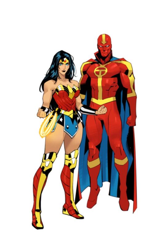 JUSTICE LEAGUE UNLIMITED #17 CVR H DAN MORA CORNER BOX SPOT FOIL VAR