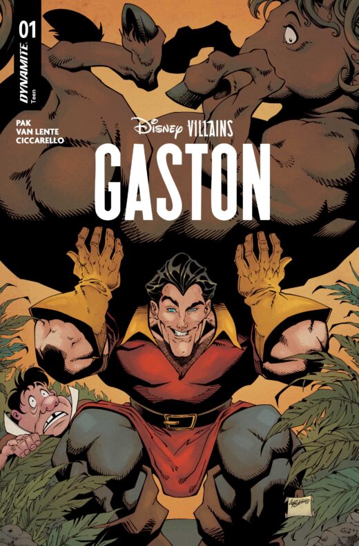 DISNEY VILLAINS GASTON #1 CVR D WILL ROBSON VAR