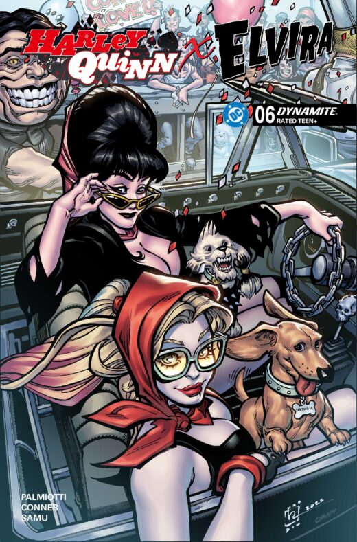 HARLEY QUINN X ELVIRA #6 CVR B CHAD HARDIN VAR