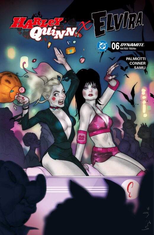 HARLEY QUINN X ELVIRA #6 CVR D BEN CALDWELL VAR
