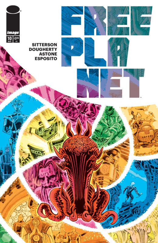 FREE PLANET #10 CVR A JED DOUGHERTY