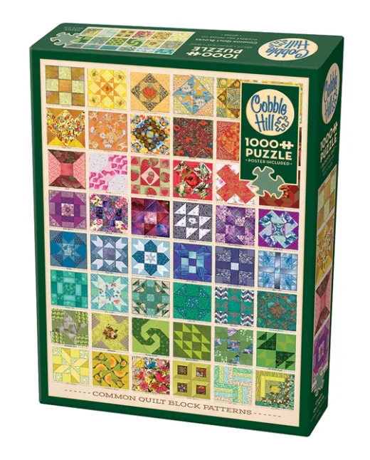 Jigsaw Puzzle - Common Quilt Blocks 1000 Piece