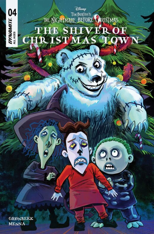 TIM BURTONS THE NIGHTMARE BEFORE CHRISTMAS THE SHIVER OF CHRISTMAS TOWN #4 CVR B SOO LEE VAR