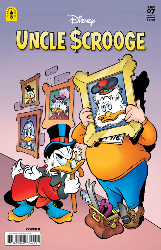 UNCLE SCROOGE LEGACY #467 THE MCDUCK JOURNALS THE DUCKBURG YEARS  CVR B ULRICH SCHROEDER VAR