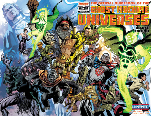 GHOST MACHINE THE OFFICIAL GUIDEBOOK #1 (OF 5) CVR B BRYAN HITCH & BRAD ANDERSON WRAPAROUND VAR